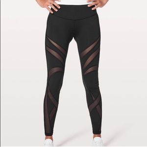 Lululemon high waisted mesh leggings